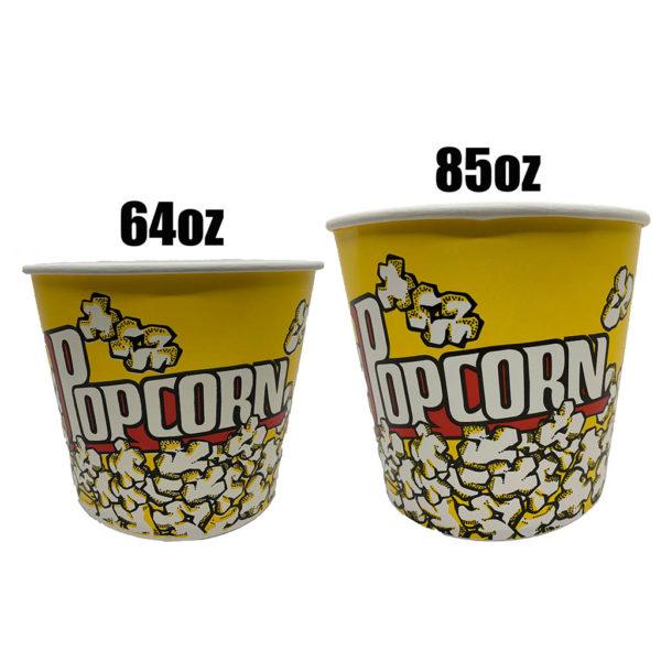 Popcorn Cups Sizes