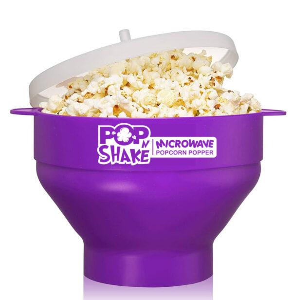 The Original Silicone Microwave Popcorn Maker Inc 5 X 110g Popcorn Satchels Fun Party Food 