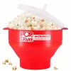 The Original Silicone Microwave Popcorn Maker Inc 5 x 110g Popcorn Satchels