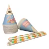 400 x 6oz (170ml) Polar Bear Snow Cone Cups + 400 x Paper Straws