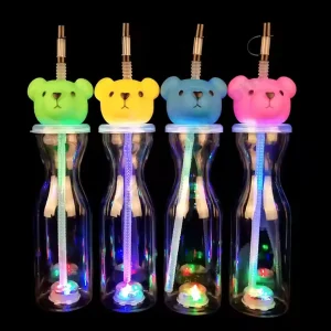 LED Bear Shaped Yard Cup (4 x Cups Per Set) (500ml)
