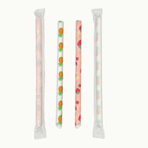 Paper Straws for Slushies & Snow Cones | Compiles With The National Plastic Ban 197mm